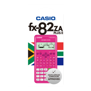 Casio FX-82ZA Plus II Scientific Calculator Pink