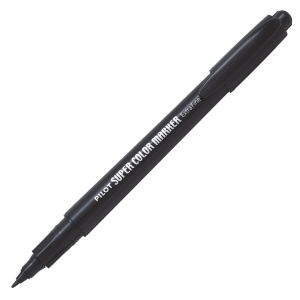 Pilot Super Colour Marker Black