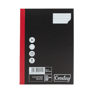Croxley Counter Book 1 Quire A4 96 Page Q/M