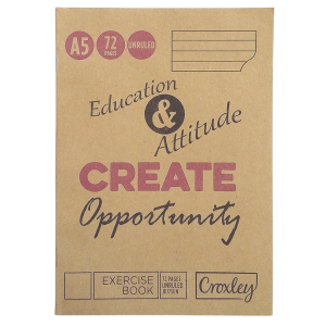 Croxley Exercise Book A5 72 Page Unruled