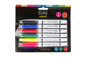 Croxley Create Whiteboard Markers Set of 6