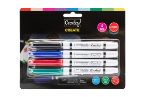 Croxley Create Whiteboard Markers Set of 4