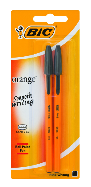 BIC Orange Pen Fine 2Up Black 0,8mm