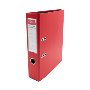 PNA Lever Arch File Alpha Red A4 75mm PP