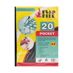 Flip File Display File A3 20 Pocket
