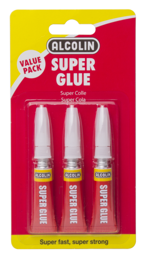 Alcolin Super Glue 3g Pack of 3