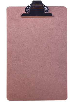 Treeline Clip Board Masonite A4 380mmx240mm