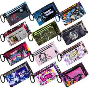 Butterfly Pencil Bag 3 Compartment Assorted