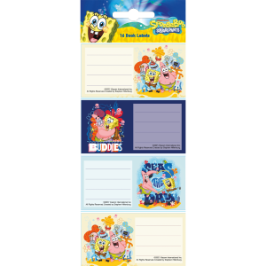 SAG Book Labels Spongebob
