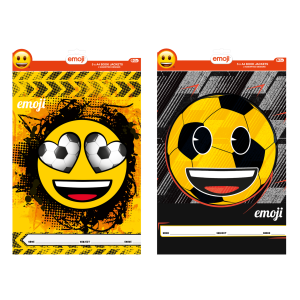 SAG Book Jackets Pre-Cut Emoji A4
