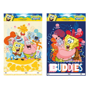 SAG Book Jackets Pre-Cut Spongebob A4