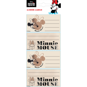 SAG Book Labels Minni Mouse
