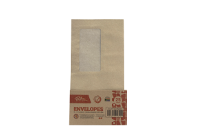 PNA Self Seal Envelopes Window Manilla Dlb Pack of 25