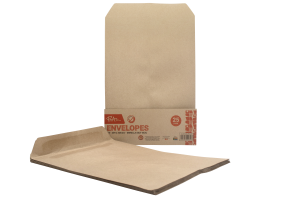 PNA Self Seal Envelopes Manilla Pocket C4 Pack of 25