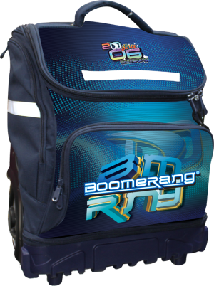 Boomerang XXL Big-Wheel Hardbase Trolley Boys Navy