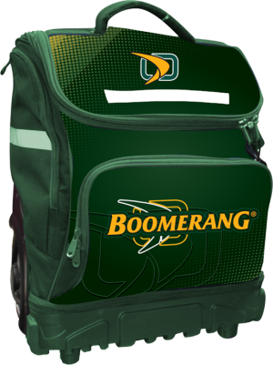 Boomerang XXL Big-Wheel Hardbase Trolley Boys Green