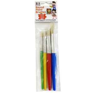 RGS Paint Brushes Assorted Set No.2,8,12,16