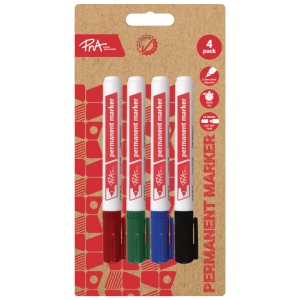 PNA Whiteboard Markers Fine Tip Set of 4