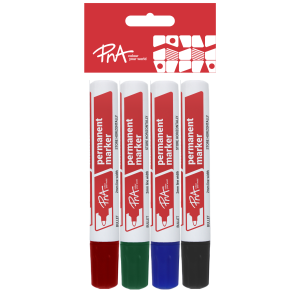 PNA Permanent Markers Bullet Tip Set of 4