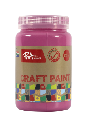 PNA Crafters Paint Pink Riot 375ml