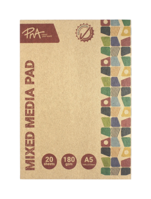 PNA Mixed Media 180gsm A5 20 Sheets