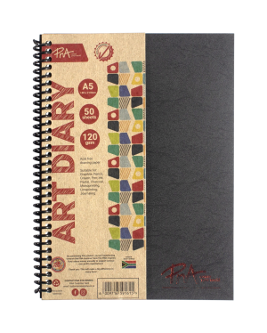 PNA Art Diary Craft Cover Diary 120gsm A5 50 Sheets