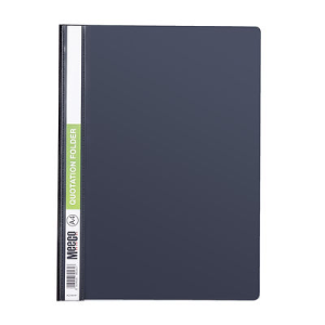 Meeco Economy Quotation Folder Black A4