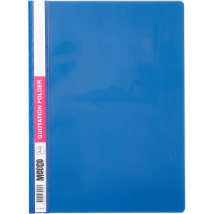 Meeco Economy Quotation Folder Blue A4