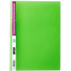 Meeco Economy Quotation Folder Green A4