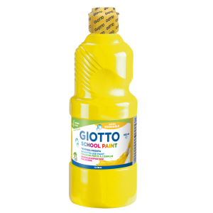 Giotto School Paint Primary Yellow 500ml