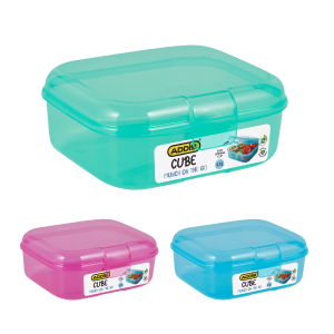 Addis Cube Lunch Box 1,1L Assorted