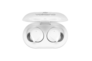 Volkano Scorpio Series True Wireless Earphones White