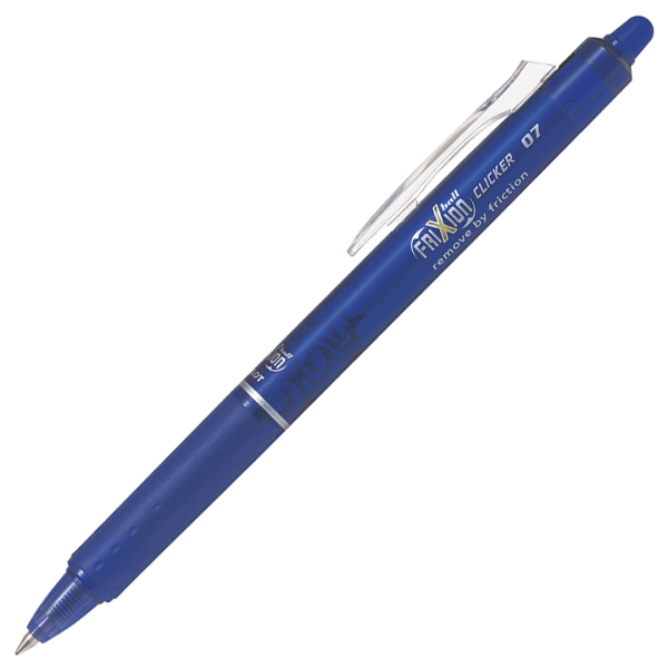 Pilot Frixion Clicker Pen Blue 0,7mm