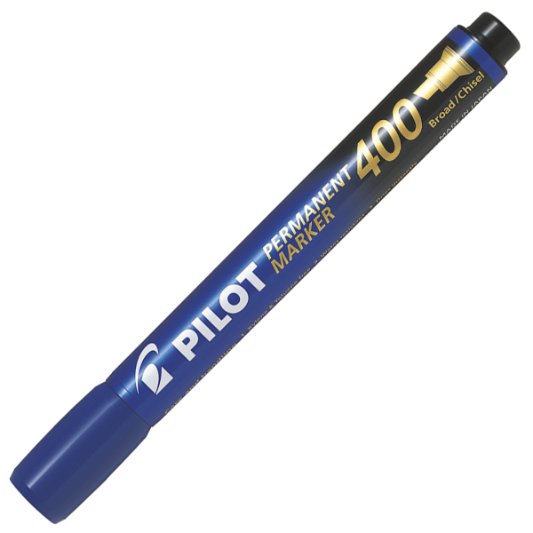 Pilot Permanent Marker Chisel Point Blue