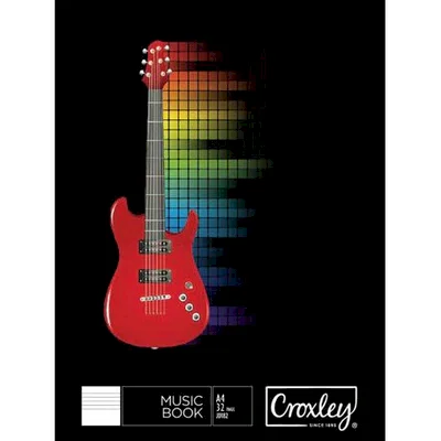 Croxley Music Book 12 Stave A4 32 Page
