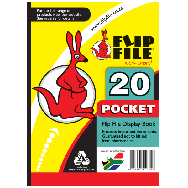 Flip File Display File A5 20 Pocket