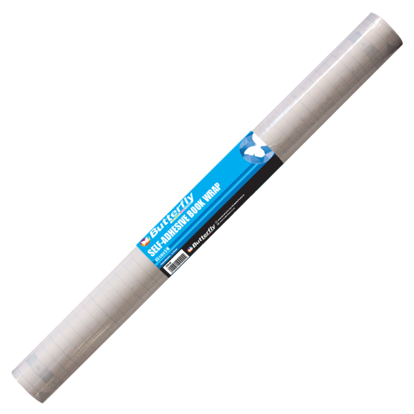 Butterfly Self-Adhesive Book Wrap 450mmx5m 70mic