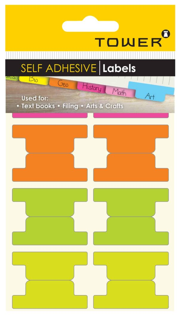 Tower Self-Adhesive Tabs Neon