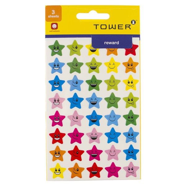 Tower Stars With Faces Stickers Teachers Range Set of 120