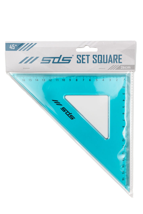 SDS Set Square 45 Degree 26cm