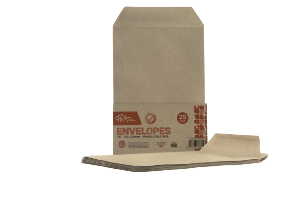 PNA Self Seal Envelopes White C5 Pack of 25