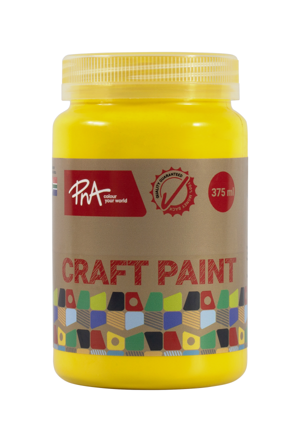 PNA Crafters Paint Golden Whim Bright Yellow 375ml