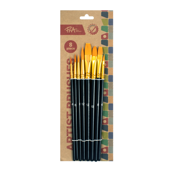 PNA Brushes Nylon Starter Set of 8