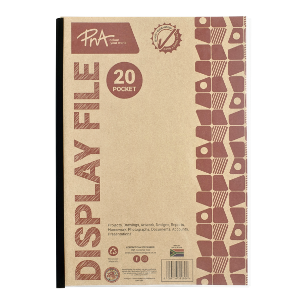PNA Display File A4 20 Pocket