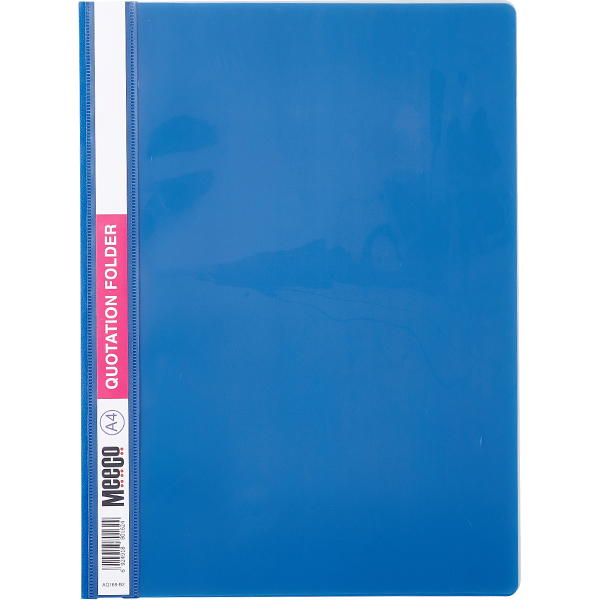Meeco Economy Quotation Folder Blue A4