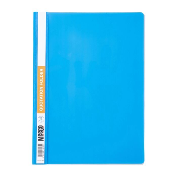 Meeco Economy Quotation Folder Light Blue A4