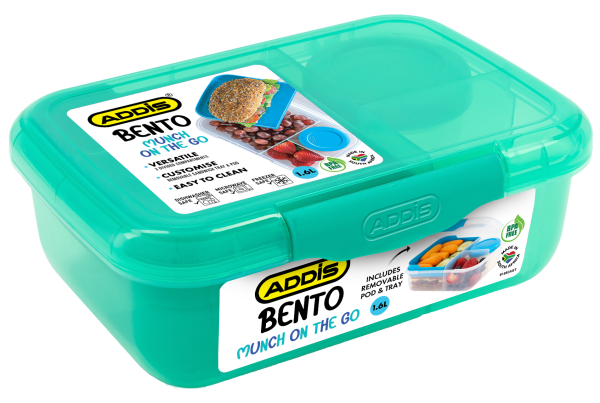 Addis Lunch Box Bento Green 1,6L