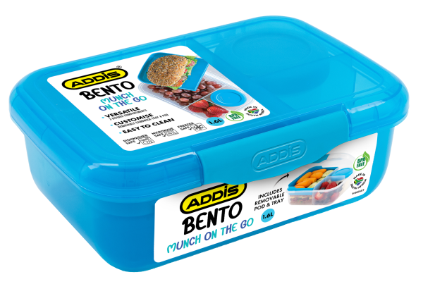 Addis Lunch Box Bento Blue 1,6L