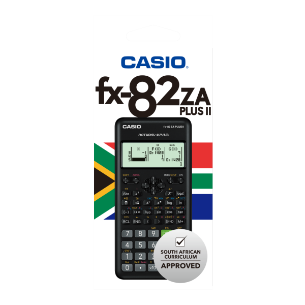 Casio FX-82ZA Plus II Scientific Calculator Black