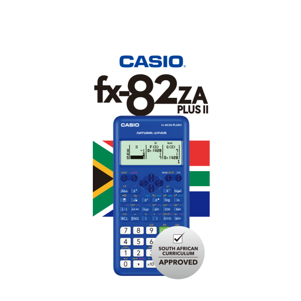 Casio FX-82ZA Plus II Scientific Calculator Blue